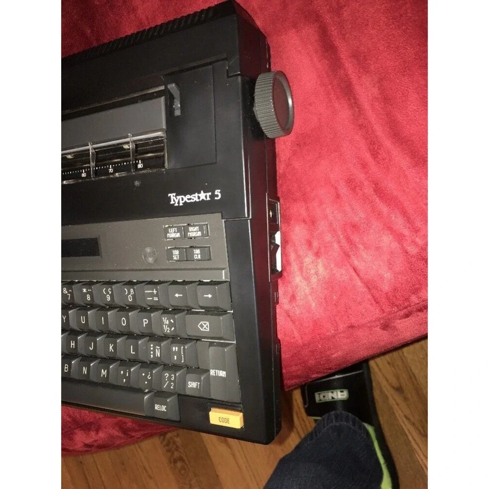 Canon S-50 Portable Electronic Typewriter Battery Powered Vintage